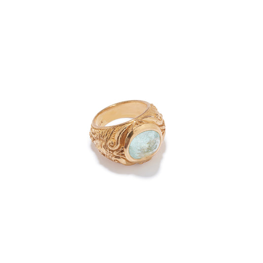 Paraiba Portrait Ring