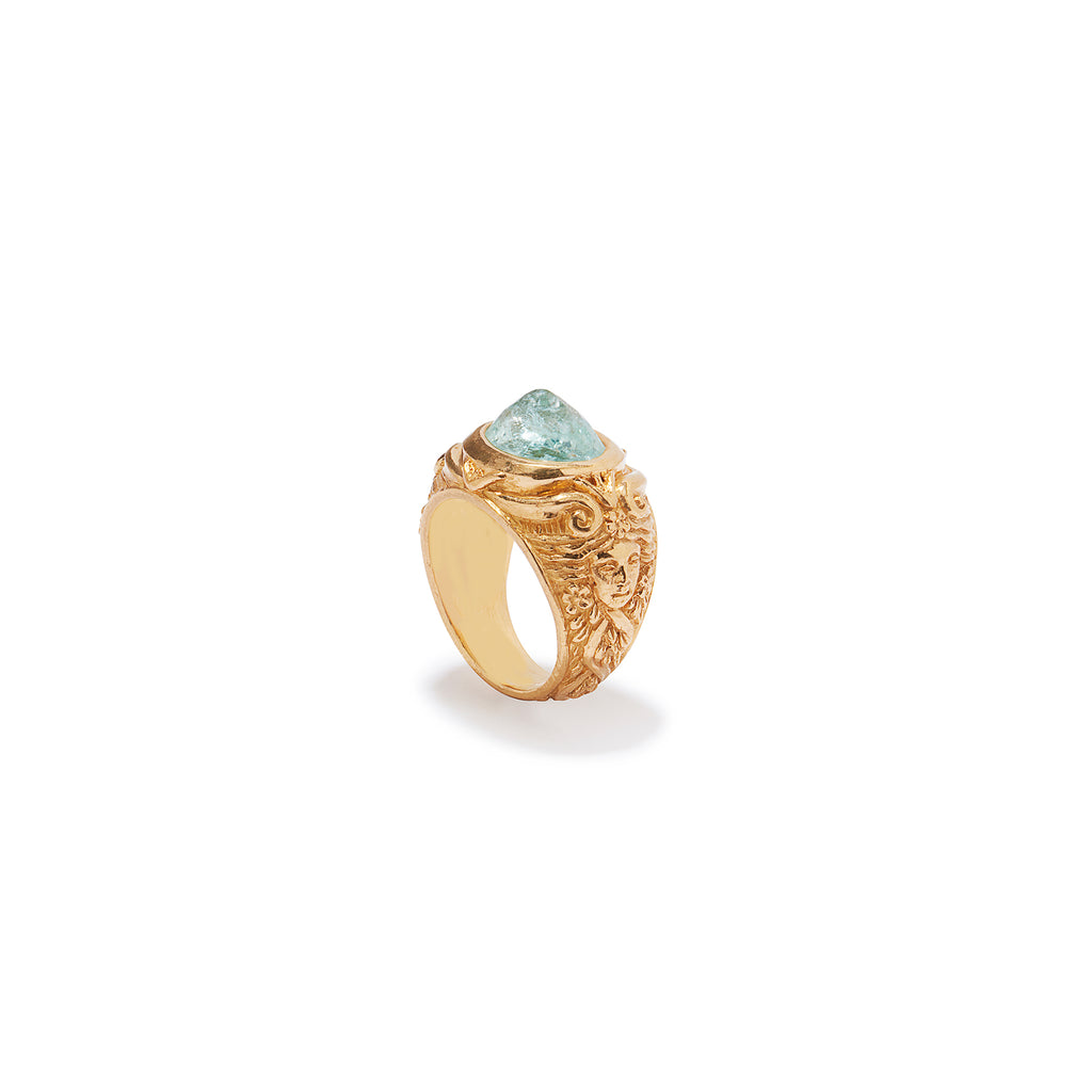Paraiba Portrait Ring